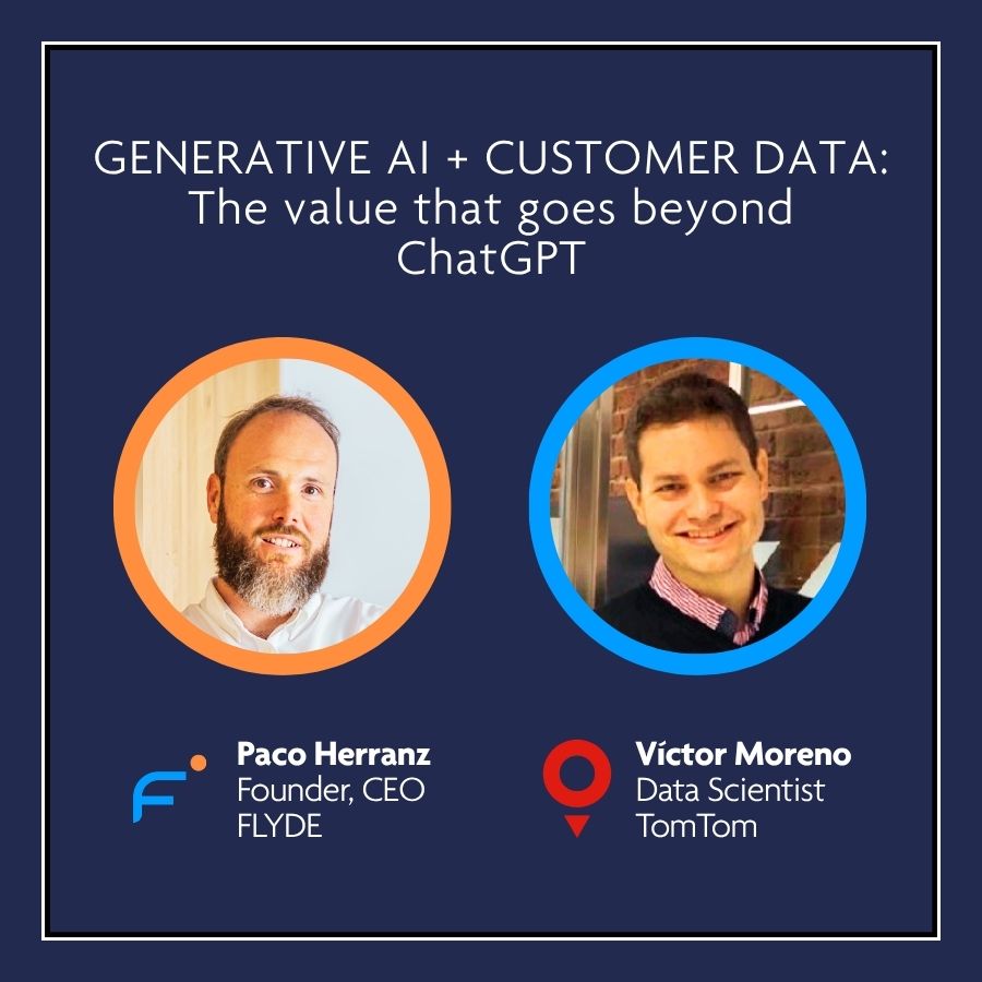 FLYDE Talks 3 · Víctor Moreno (TomTom) · IA y datos propios