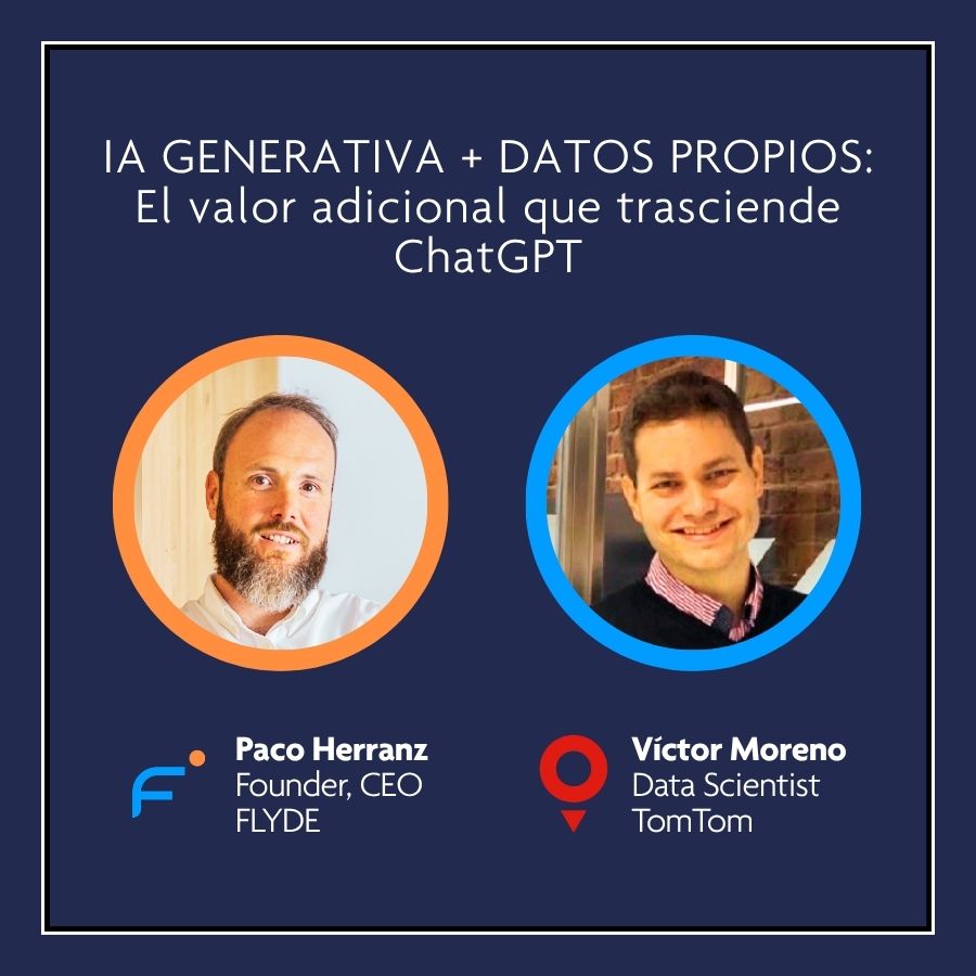 FLYDE Talks 3 · Víctor Moreno (TomTom) · IA y datos propios