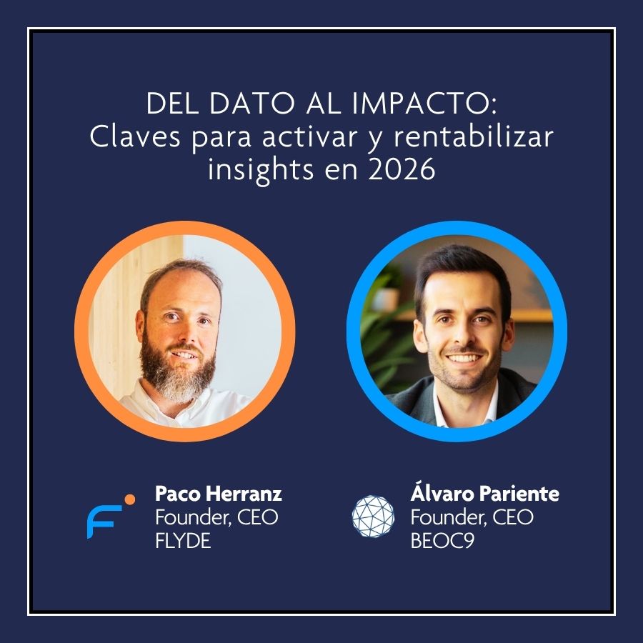 FLYDE Talks 4 · Álvaro Pariente · Del dato al impacto