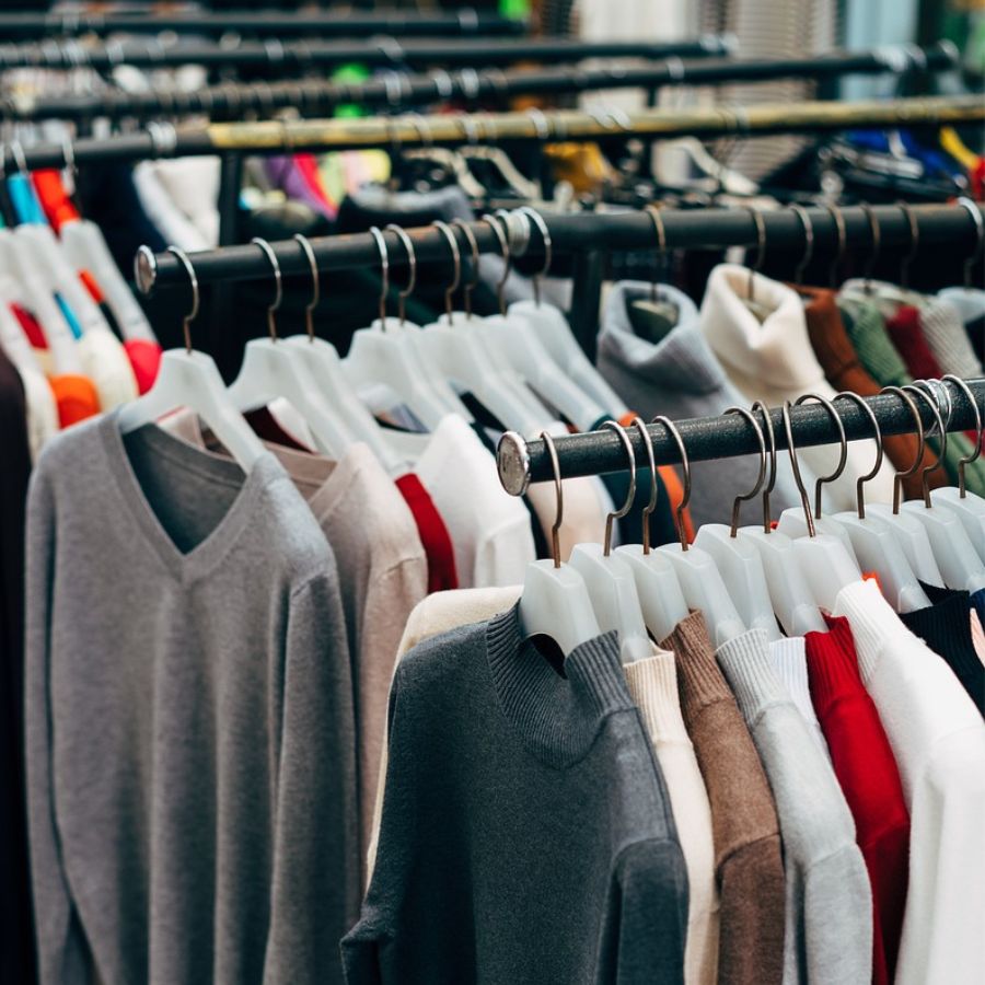 Inventory in clothing store