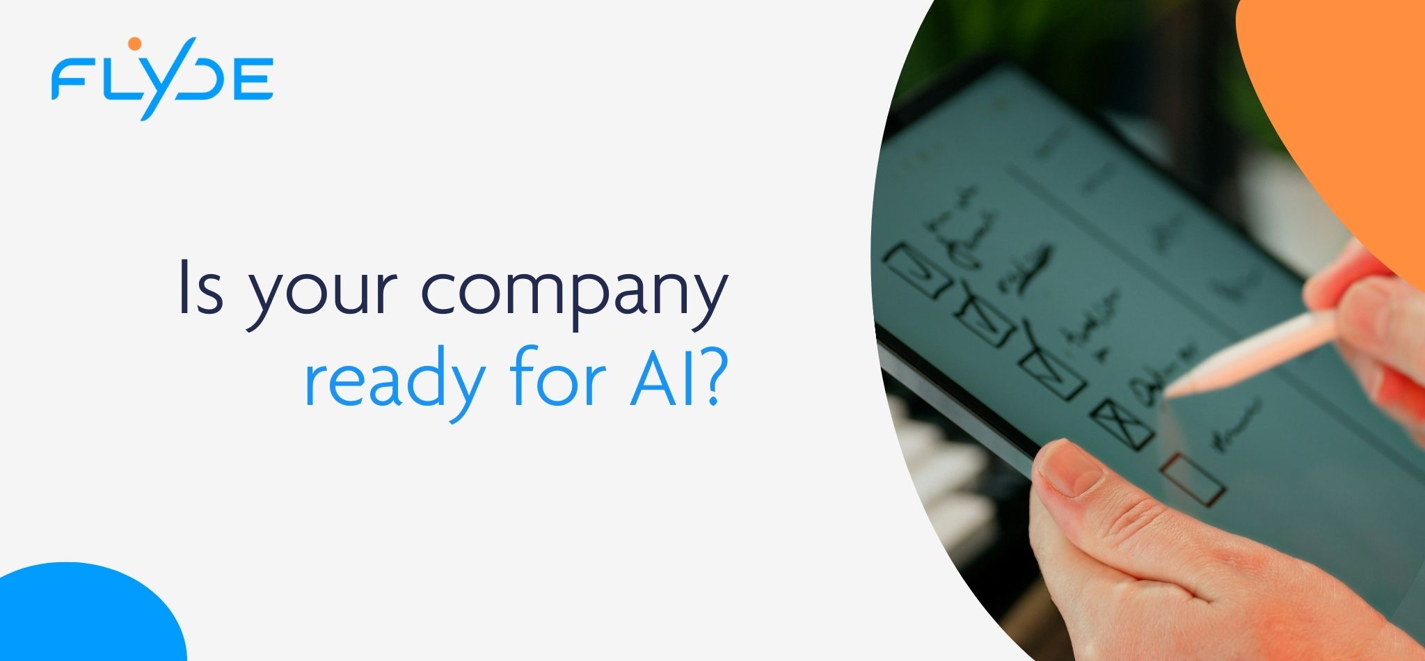 Is your company ready for AI? Thumbnail for blog post with AI-readiness checklist.
